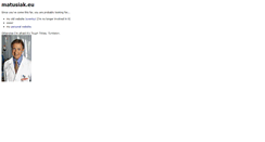 Desktop Screenshot of matusiak.eu